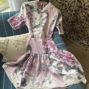 L’ATISTE Floral Dress